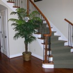 Curved Entry stairs.