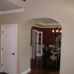 Entry veiew into dining room.