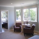 Bay window sitting area in the Master Suite