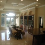Formal Dining room with wetbar