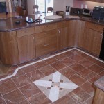 Kitchen floor. Modest homes can have nice finishes